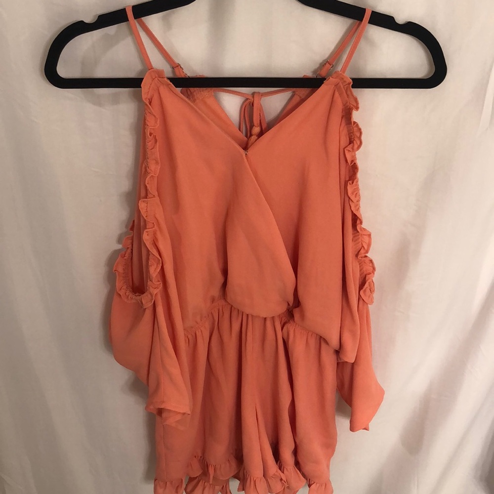 Kids Coral Romper